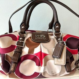 Coach Madison graphic pop art satchel